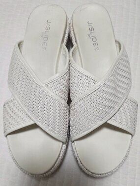White sandals